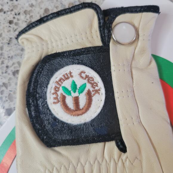 VTG Kasco Cabretta Ladies Leather Professional Golf Glove Walnut Creek Left sz L - Picture 2 of 12